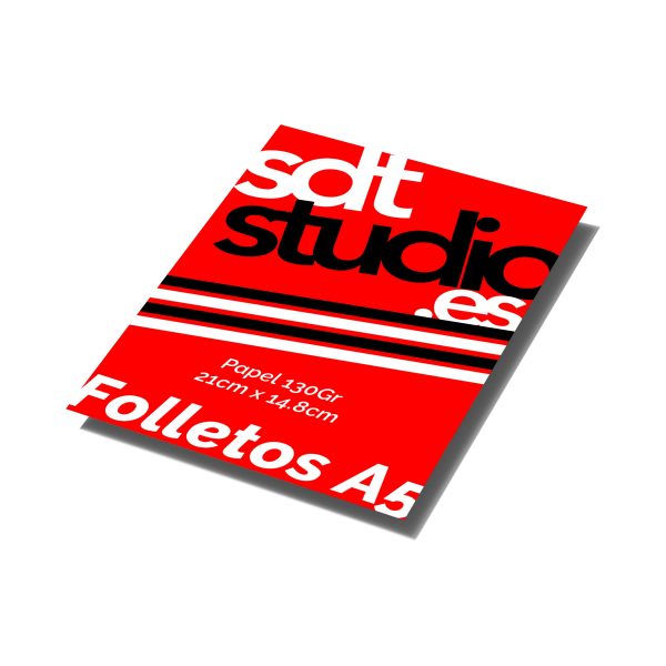 Folletos tamaño A5